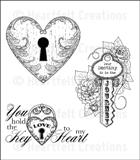Heartfelt Journey of Love Keys PreCut Set