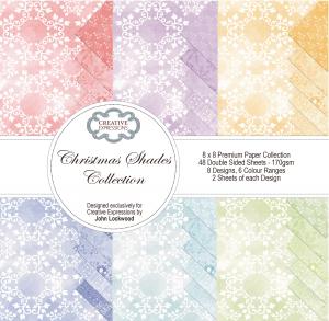 Creative Expressions Christmas Shades Collection 8 x 8 Premium Paper Pad