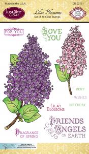 Lilac Blossoms Clear Stamp Set