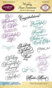Wedding Inner Sentiments Clear Stamp Set