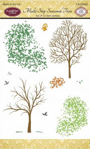Multi-Step Seasonal Trees Clear Stamp Set