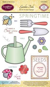 Justrite Garden Tools Clear Stamp
