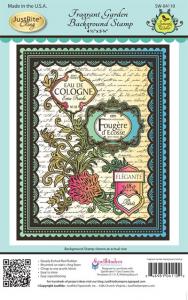 Justrite Fragrant Garden Background Stamp