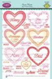 Justrite Sweet Hearts Clear Stamps