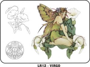 Virgo A6 Stamp Plate by Linda Ravenscroft