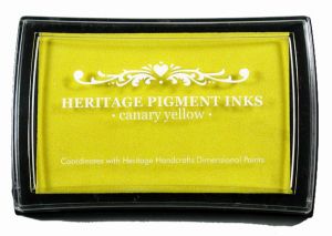 Pigment Ink Pad Canary Yellow