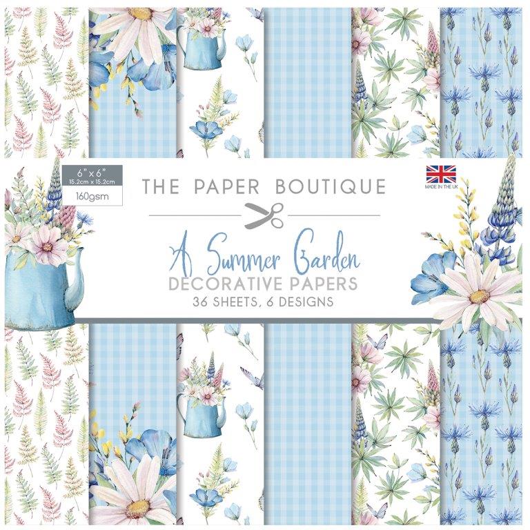 The Paper Boutique Summer Garden 6 in x 6 in Paper Pad