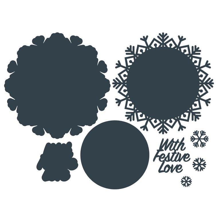 The Paper Boutique With Festive Love Craft Die