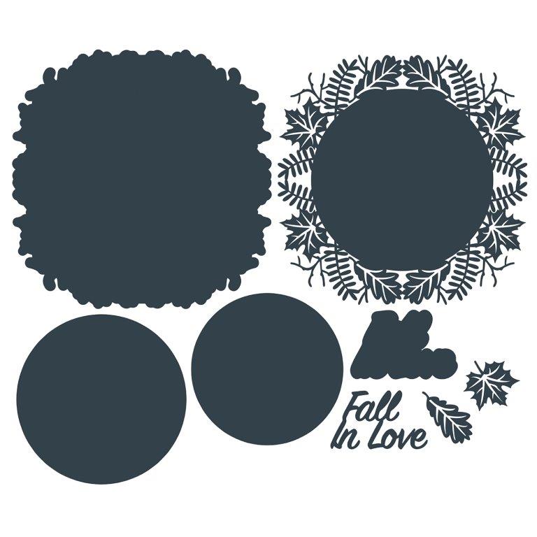 The Paper Boutique Fall in Love Craft Craft Die