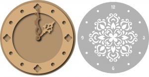 MDF Decorative Clock (No Mechanism)