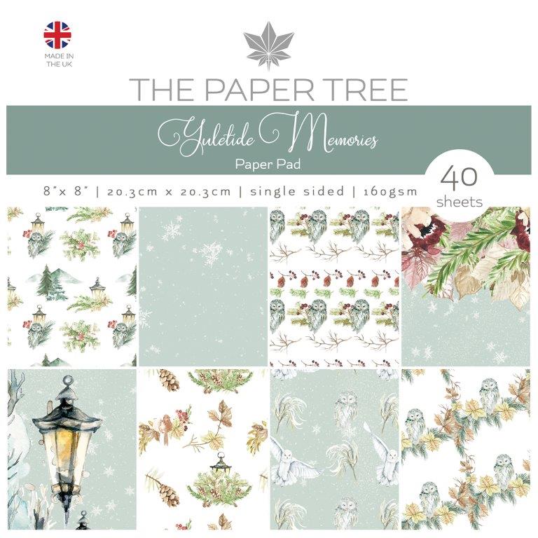 The Paper Tree Yuletide Memories 8 in x 8 in Paper Pad