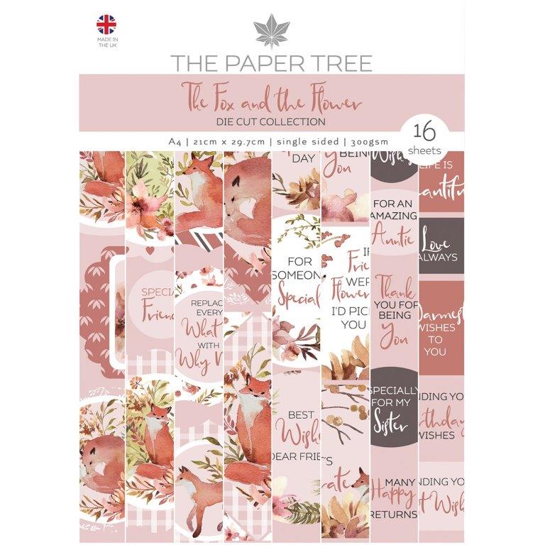 The Paper Tree The Fox & The Flower A4 Die Cut sheets