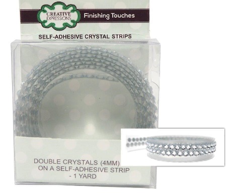Creative Expressions Self Adhesive Strips Double Crystal