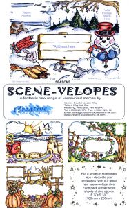 Creative Expressions Scene-Velopes Seasons A5 Stamp Plate