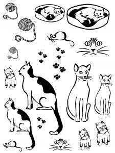 Sticky Sue's Glue Images Cats