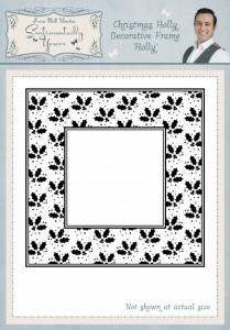 Sentimentally Yours Christmas Holly Decorative Frame 'Holly'