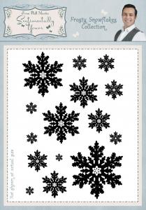 Sentimentally Yours Frosty Snowflakes Collection A6 Clear Stamp Set