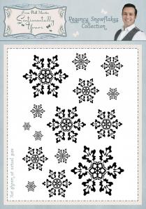 Sentimentally Yours Regency Snowflakes Collection A6 Clear Stamp Set