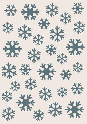 Sentimentally Yours Snowflakes A5 Stencil