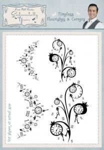 Sentimentally Yours Timeless Flourishes & Corners Clear Stamp Set