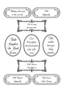 Sentimentally Yours Words of Sincerity Collection Clear Stamp Set
