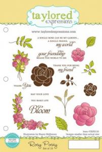 Taylored Expressions Rosy Posey Stamps