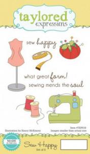 Taylored Expressions Sew Happy Stamps