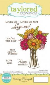 Taylored Expressions Daisy Bouquet Petite Stamps