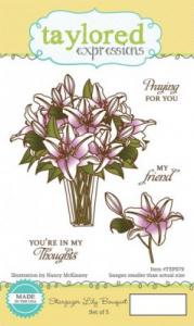 Taylored Expressions Stargazer Lily Bouquet Petite Stamps