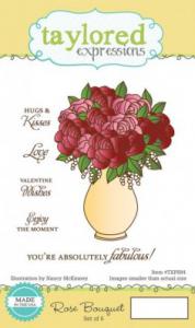 Taylored Expressions Rose Bouquet Petite Stamps