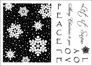 Creative Expressions Umount Love & Joy At Christmas A5 Stamp Set
