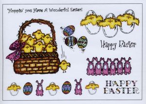 Creative Expressions Umount Easter Rubber A5 Stamp Plate