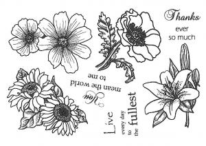 Umount Festive Floral A5 Stamp Plate