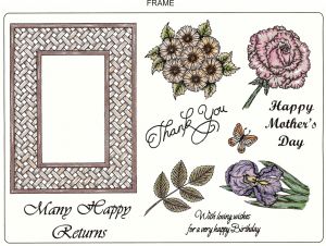 Creative Expressions Umount Frame A5 Stamp Plate