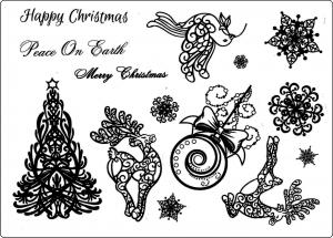 Creative Expressions Umount Peace On Earth A5 Stamp Set