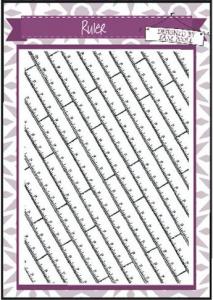Creative Expressions Umount Ruler A6 Stamp Plate