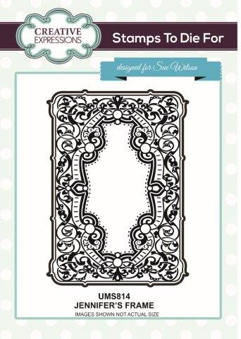 Creative Expressions Jennifer's Frame Pre Cut Stamp Co-ords With CED4334