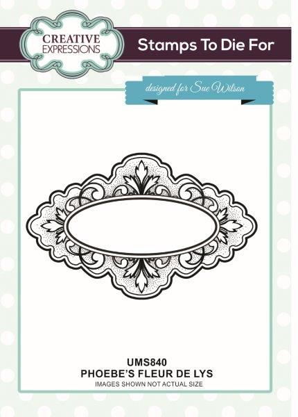 Creative Expressions Phoebe's Fleur de Lys Pre Cut stamp Co-ords With CED4353