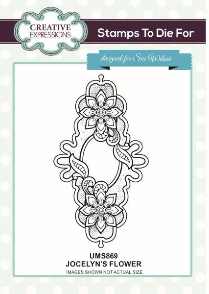 Creative Expressions Jocelyn's Flower Pre Cut Stamp Co-ords With CED4372