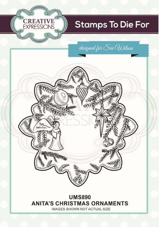 Creative Expressions Anita's Ornaments Pre Cut Stamp Co-ords With CED3180
