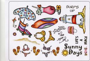 Creative Expressions Umount Sunny Days A5 Stamp Plate