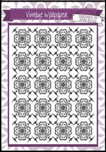 Creative Expressions Umount Vintage Wallpaper A6 Stamp Plate