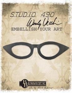 Studio 490 51445 Black Reading Glasses Embellish Your Art 