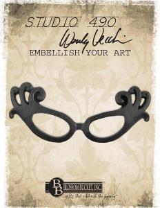 Studio 490 51447 Glasses with Lace  Embellish Your Art