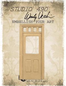 51458 Door with Window - Embellish Your Art range