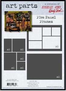 Art Parts - Five Panel Frames