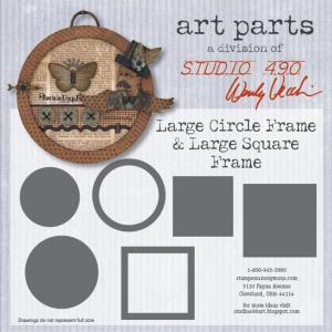 Art Parts - Large Circle & Square Frame