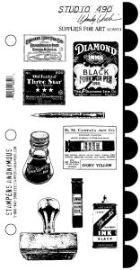 Supplies for Art Studio 490 Stamp Set