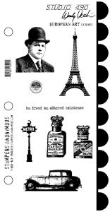 Studio 490 European Art Stamp Set