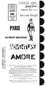 Studio 490 Parisian Art Stamp Set